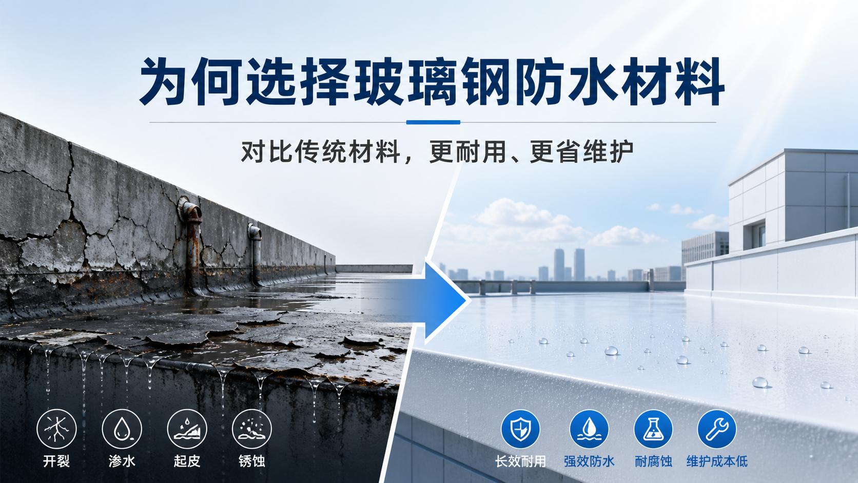 在贺州，为何选择玻璃钢防水材料而非传统材料